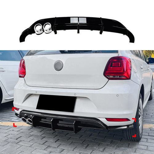 适用大众波罗 Polo MK5 6R 2009-2014 尾唇后唇扰流板外饰改装