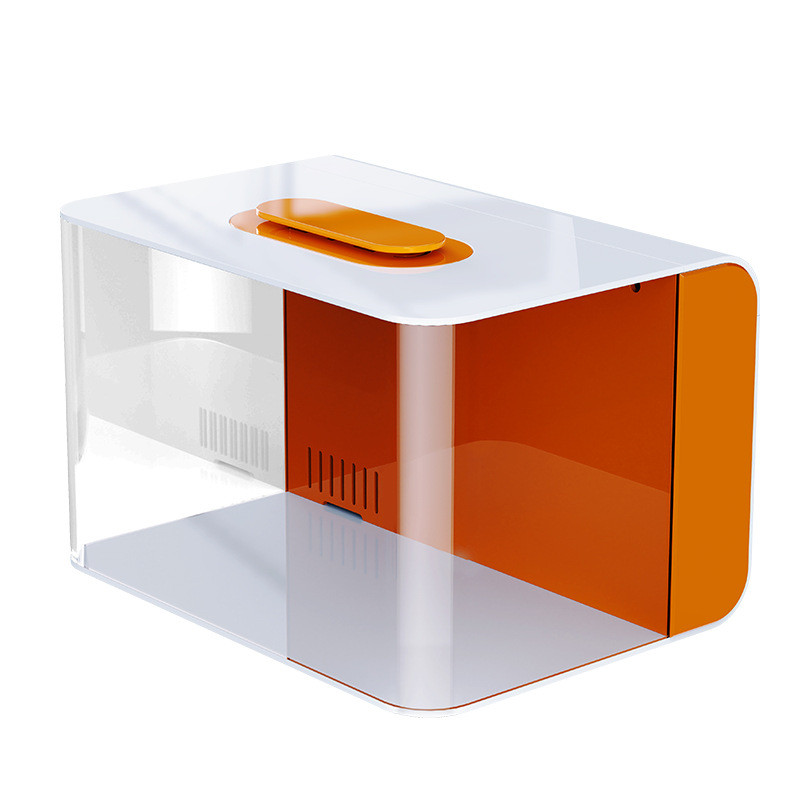 鱼缸客厅小型桌面超白生态家用金鱼亚克力水族箱2023新款造景全套