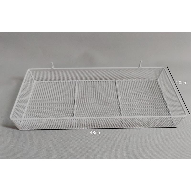 &洞洞板货架饰品挂网圆孔上墙冲孔板网篮挂钩多孔板网兜小挂篮挂