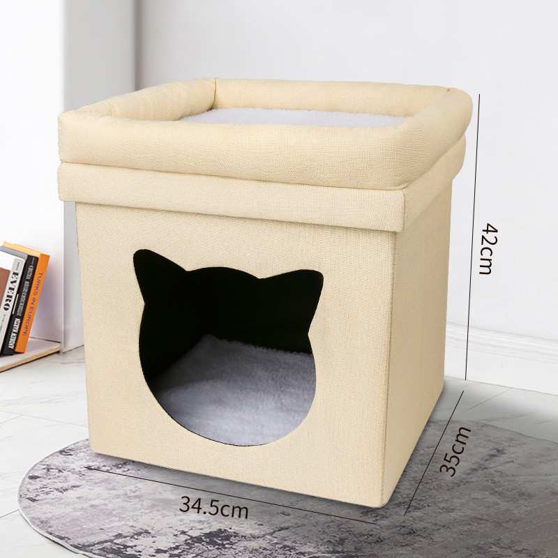 爆款猫窝保暖双层可折叠封闭式安全感四季通用猫咪宠物用品