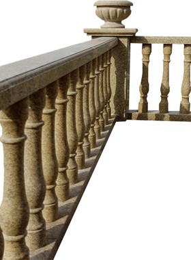 升级花瓶柱阳台栏杆罗马柱花岗岩护栏大理石楼梯扶手石雕设计制作