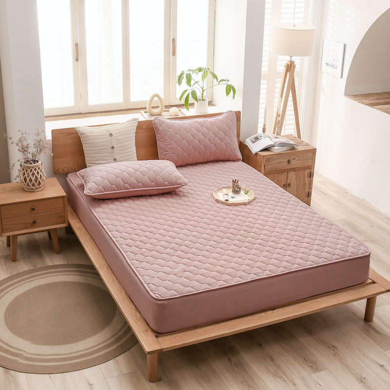 批发绗缝夹棉床笠家用隔尿防水床垫保护套日式原棉席梦思床罩,床上用品,床裙,淘宝优惠券,粉丝福利购,淘宝优惠卷