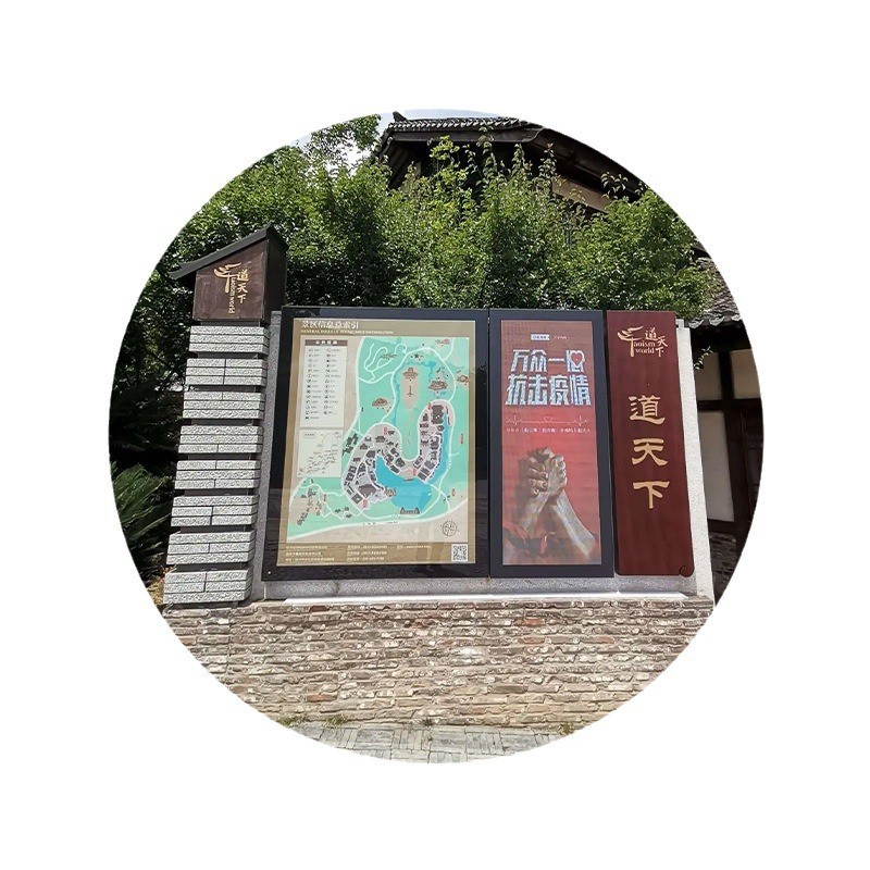 新款指示牌小区指路牌导视系统户外停车场商场地产标识引导不锈钢