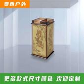 酒店厂家户外立式 分类双桶垃圾箱不锈钢垃圾桶高颜值大堂市政批发