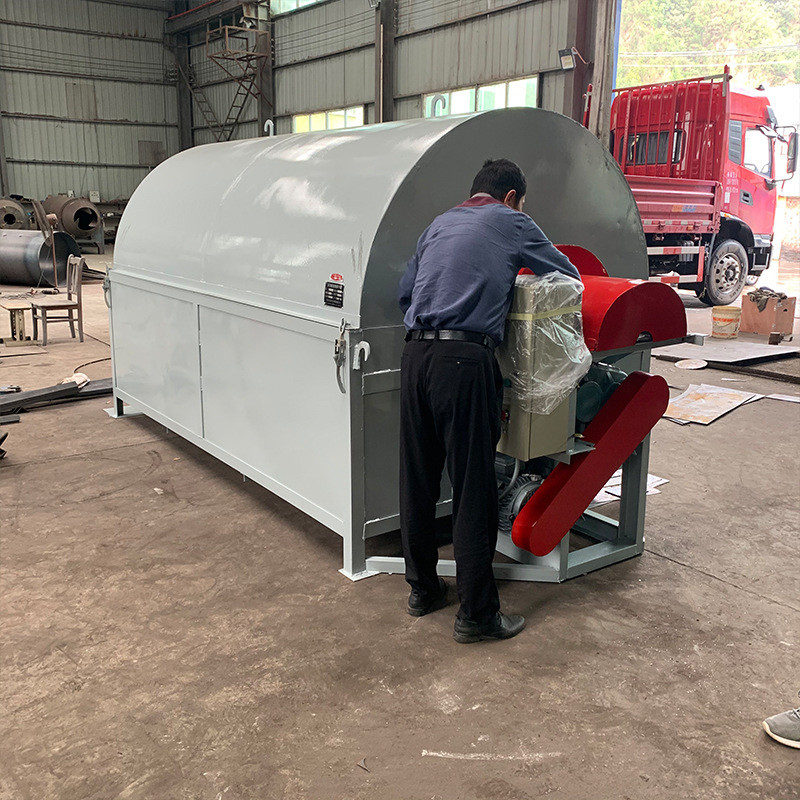 回转滚筒粮食烘干机电加热沙子石英砂煤泥污泥沙子矿渣矿粉烘干机