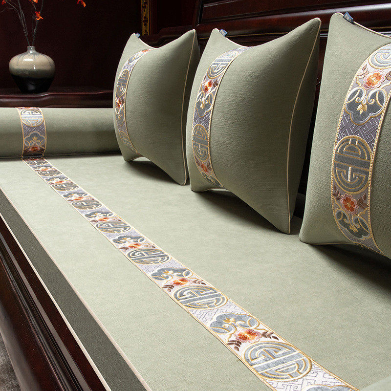 2023防滑中式红木沙发坐垫海绵垫子实木沙发垫新款四季通用雪尼尔,居家布艺,椅垫,淘宝优惠券,粉丝福利购,淘宝优惠卷