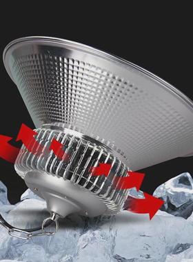 鳍片工矿灯厂房灯100w150w200w工厂灯led车间仓库led工矿灯