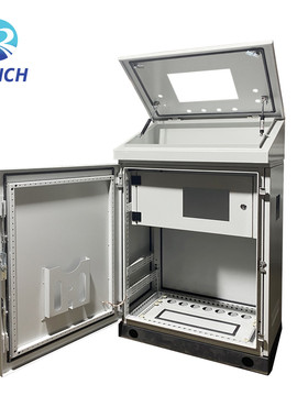 热销仿威图九折型材斜面操作台监控台电气控制柜动力柜布线箱plci