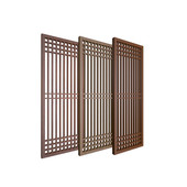 铝合金窗花纹生产仿木厂家镂空铝花格栅镂空花窗四合院围墙花边