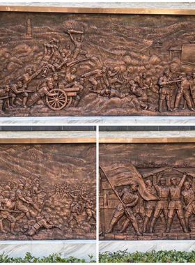 仿校园人物锻铜浮雕玻璃钢铜雕塑石雕砂岩壁画户外庭院背景墙