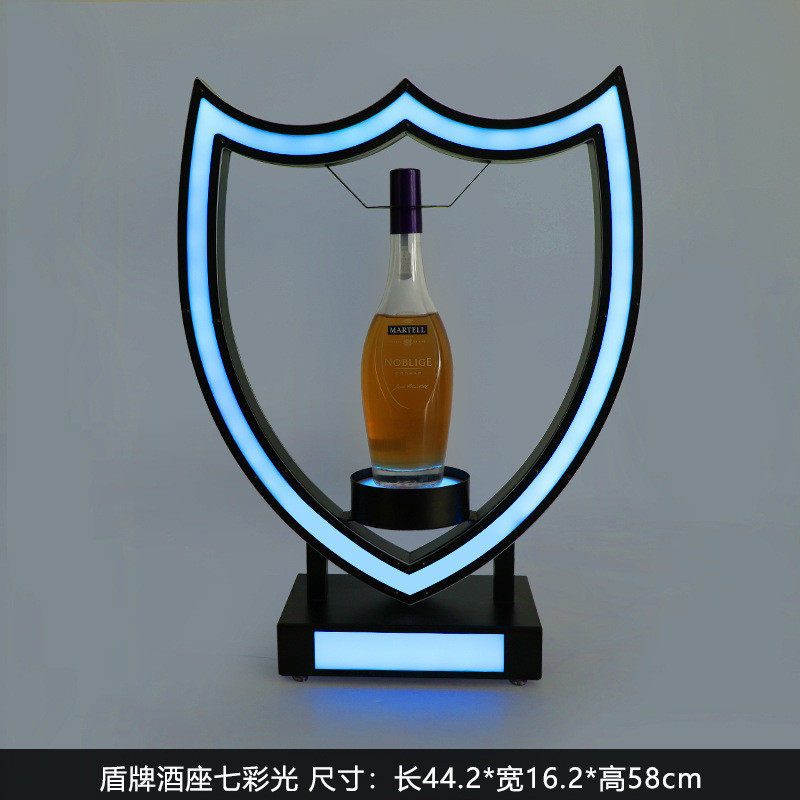 发光酒座酒吧ktv用品出酒酒托红酒洋酒展示架底座创意香槟王酒座