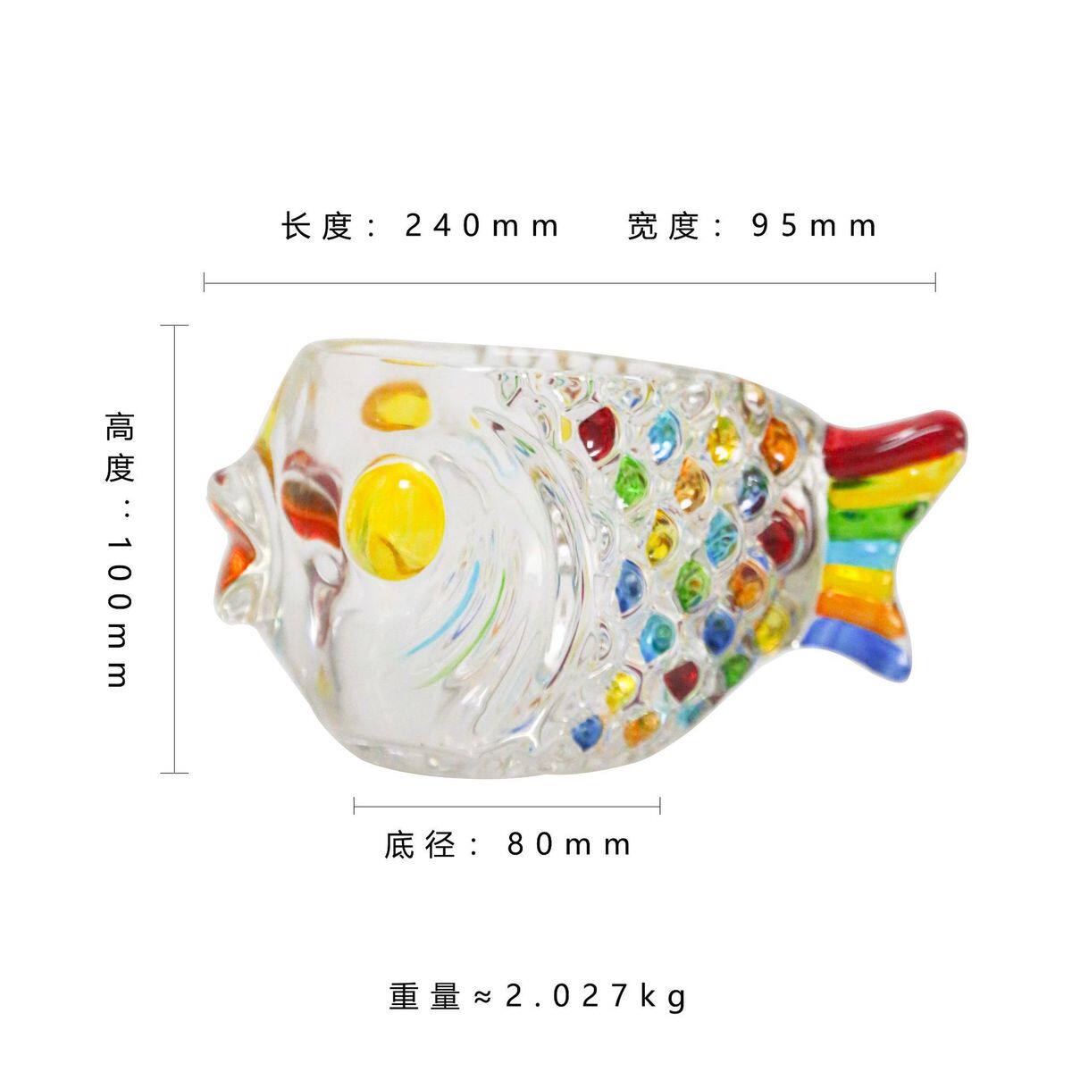 创意水培器皿花瓶摆件透明玻璃缸花盆插花鱼绿萝植物水养型花器