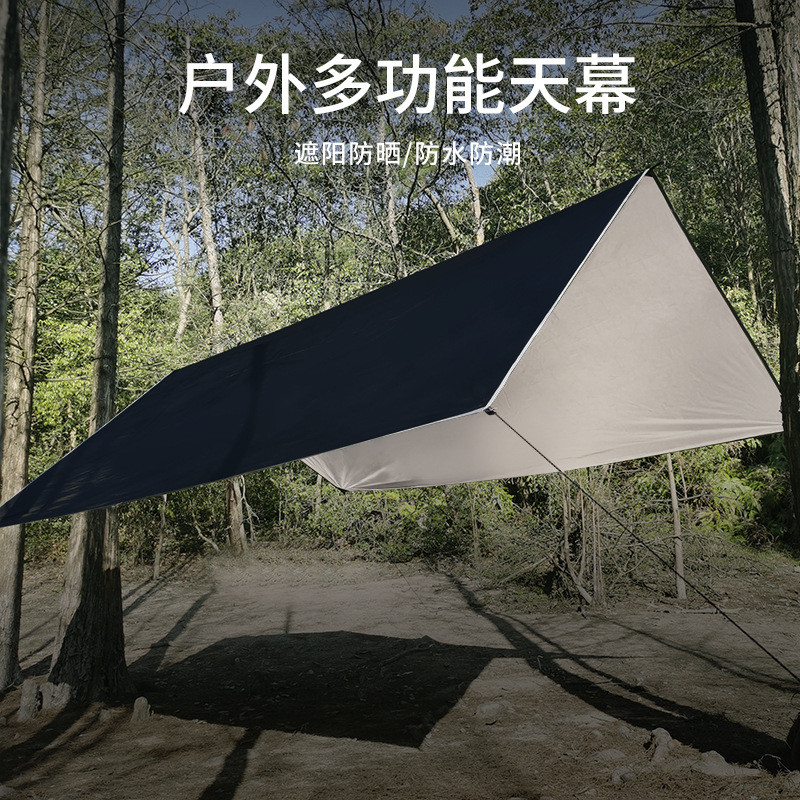 户外多功能遮掩防晒防防津涂银遮阳布地布热销热卖