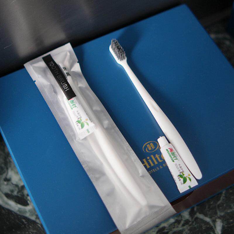 批发一次性牙刷带牙膏宾馆软毛牙具民宿洗漱用品家用待客套装酒店