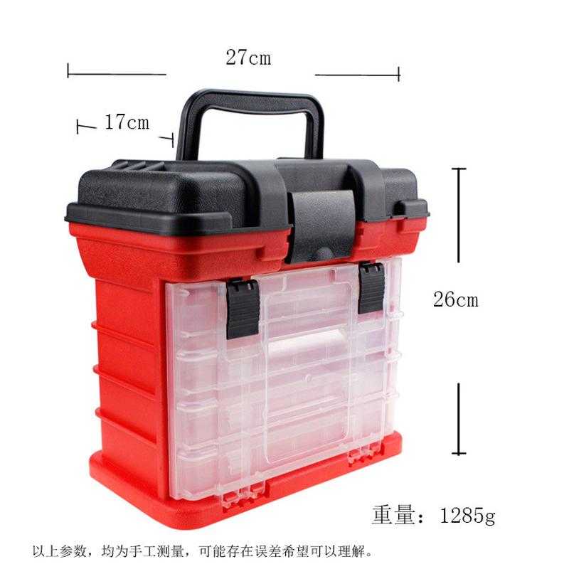 批发多功能路亚盒海钓配件盒矶钓鱼饵盒钓鱼工具箱船钓收纳箱钓箱