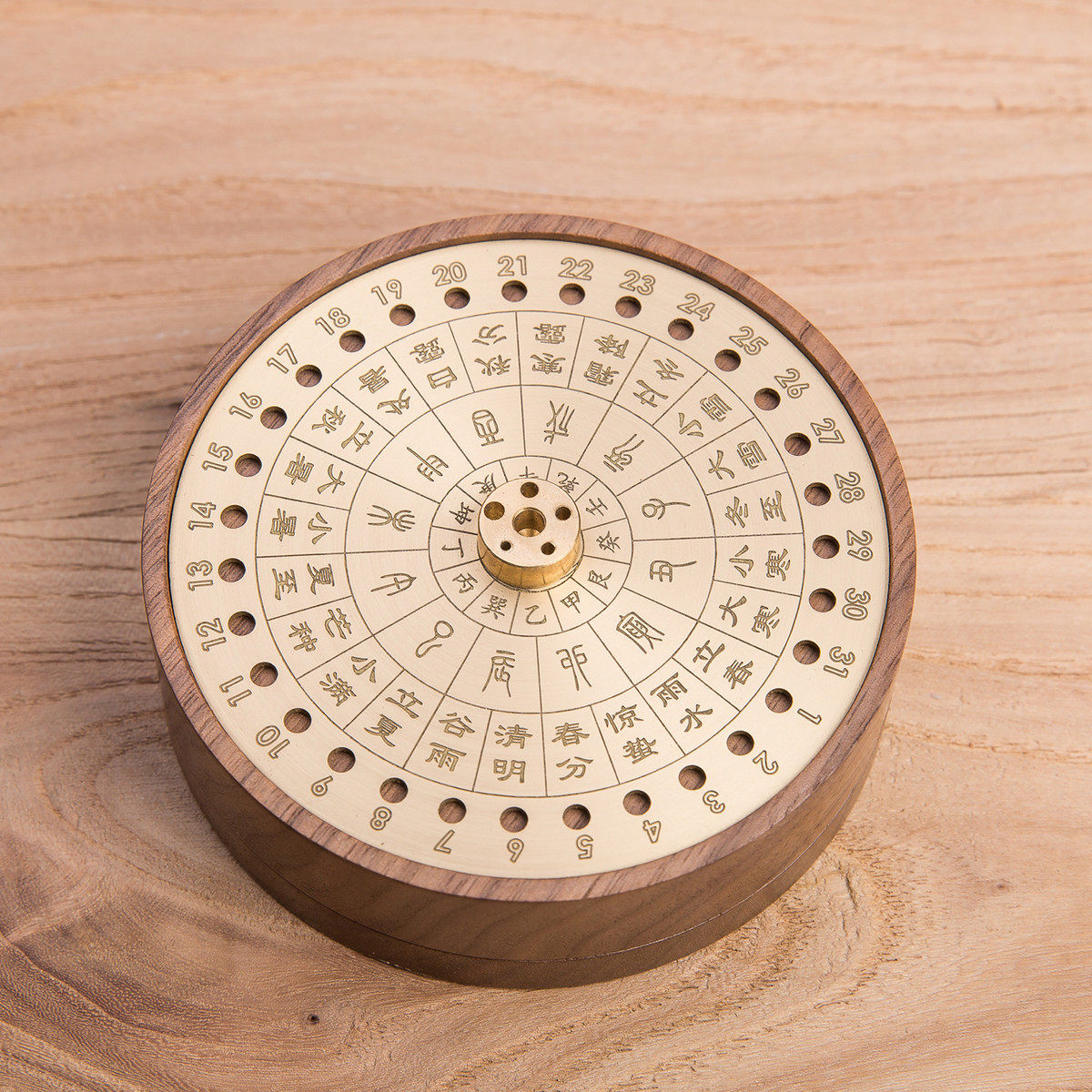 多功能香薰炉盘香炉新中式铜木线香插家用室内沉檀香炉二十四节气,家居饰品,香薰炉,淘宝优惠券,粉丝福利购,淘宝优惠卷