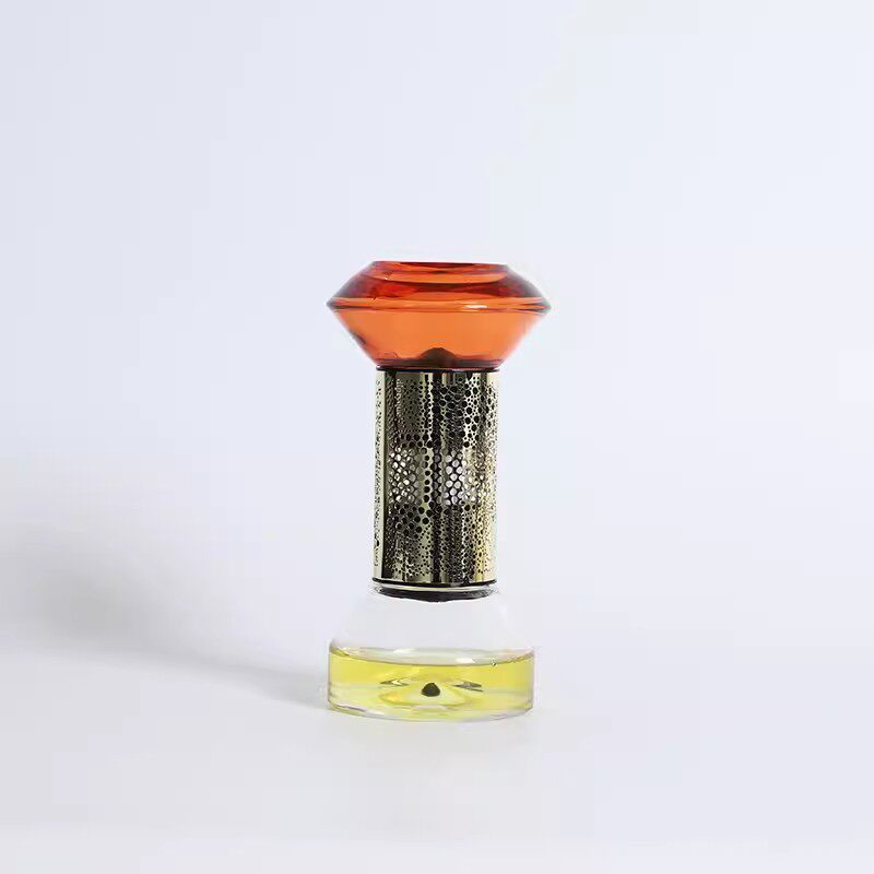 北欧轻奢样板房客厅茶几现代摆件香薰花器沙漏云石软装组合饰品