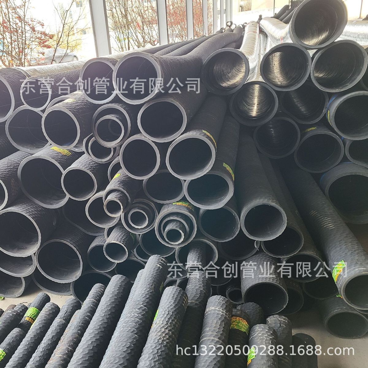 大口径胶管橡胶吸吸加厚吸水胶管大吸力钢丝骨架胶管水管排胶管