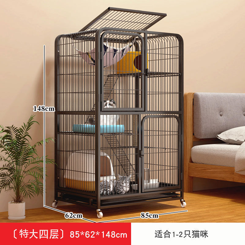 猫笼子双层家用三层猫别墅自由空间室内猫咪猫窝猫舍小型猫屋