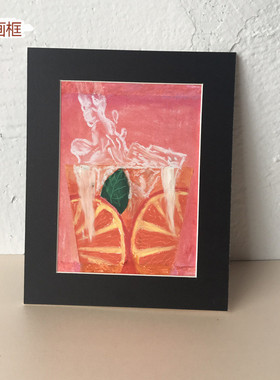 zz8n批发以琳简易画框8k纸画彩色卡纸6寸儿童框相框裱8开4k画框挂