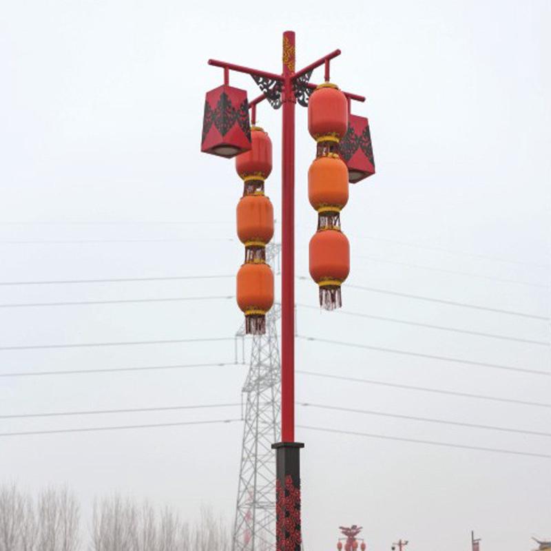 热销仿古灯笼景观灯景区园林户外特色中式造型庭院灯复古景观灯柱