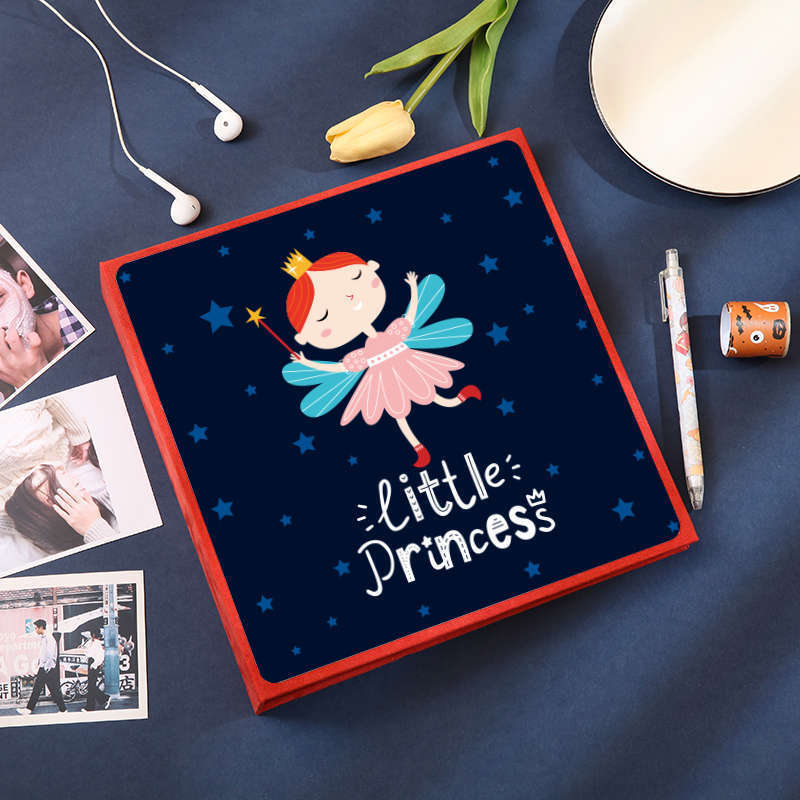 diy插页式5寸6寸可写字儿童本宝宝相成长手账日记记录纪念册集