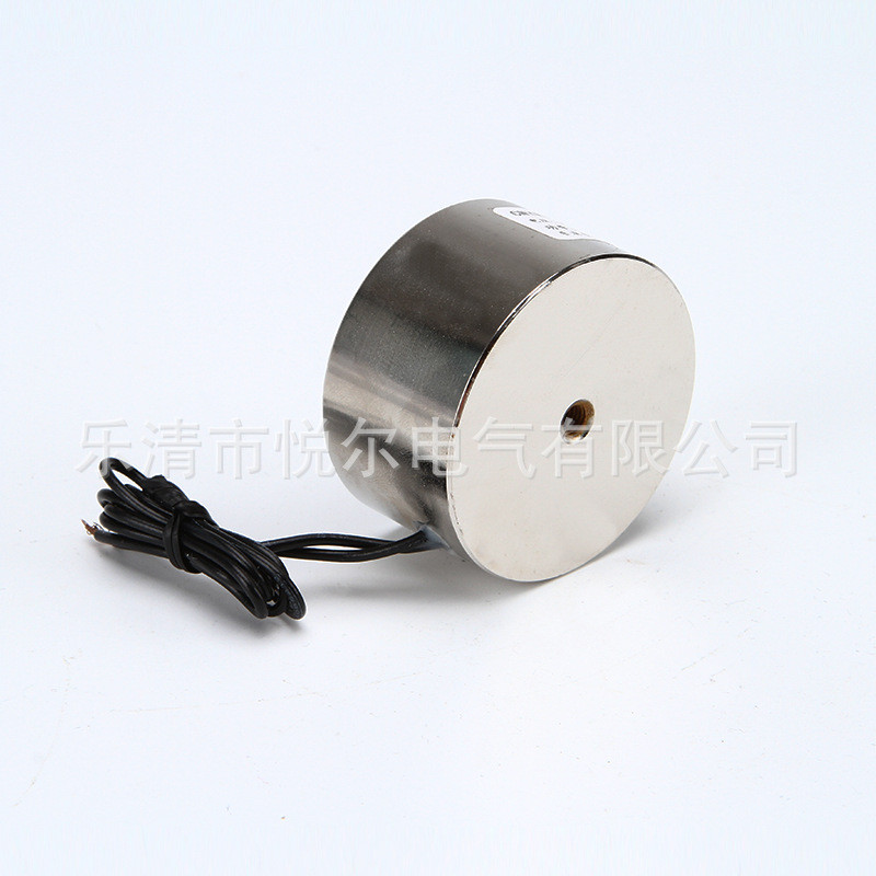 yr-p50/27吸盘电磁铁50kg直流电磁铁dc12v/24v机械手电磁式吸盘