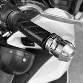 热销不锈钢hondaforza300 250nss350改装 适用加重手把堵车把平衡