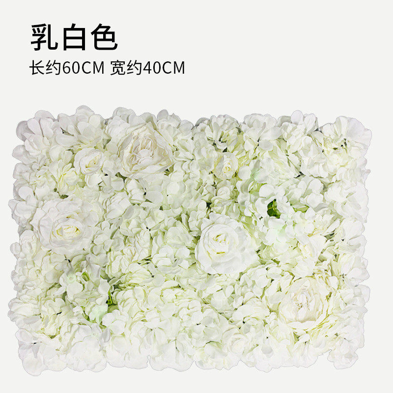 新款仿真花排家居装饰婚庆排塑料玫瑰花绣球花仿真花花ins风批发