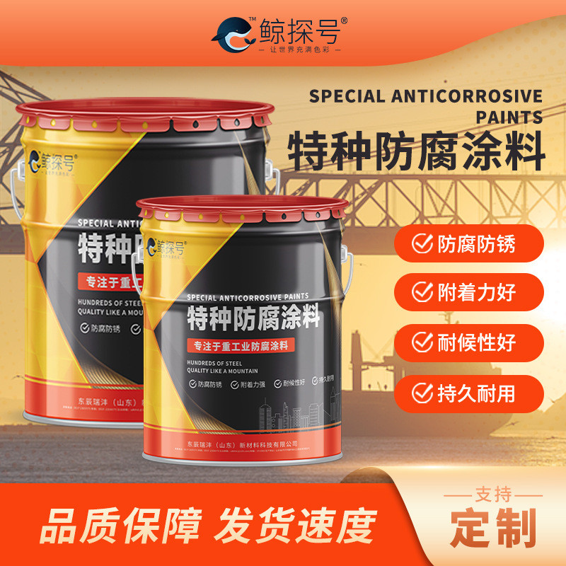 鯨探號工業(yè)防腐漆環(huán)氧富鋅底漆生產(chǎn)廠家金屬鋼結(jié)構(gòu)防銹漆氟碳面漆