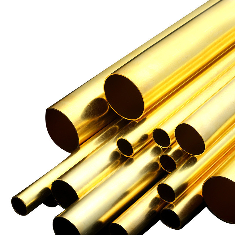 厂家销售h62黄铜管切割加工无毛刺空心圆管大口径车削光亮黄铜管