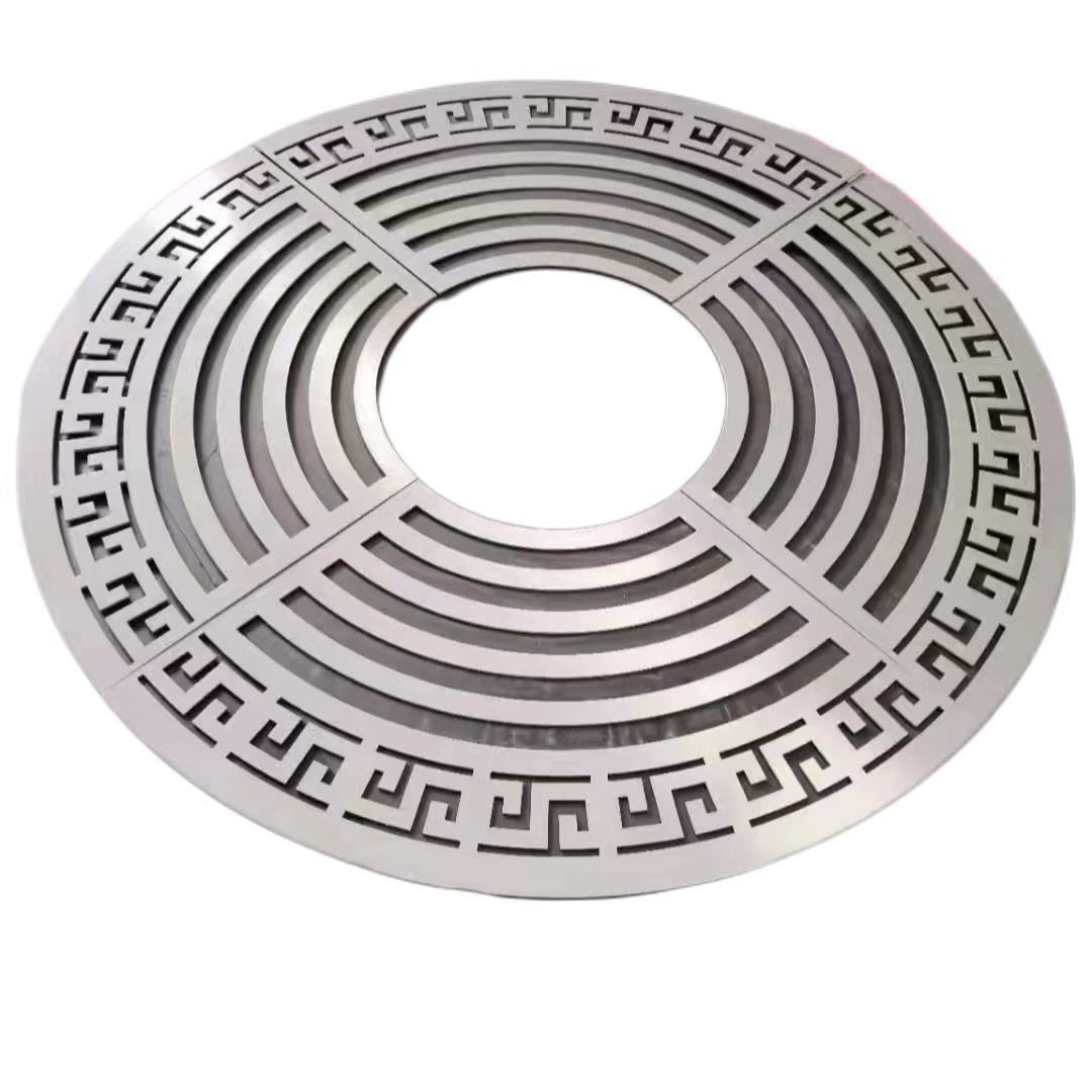 方形园林树池篦子广场树穴树坑不锈钢盖板公园小区护树蓖子树围子