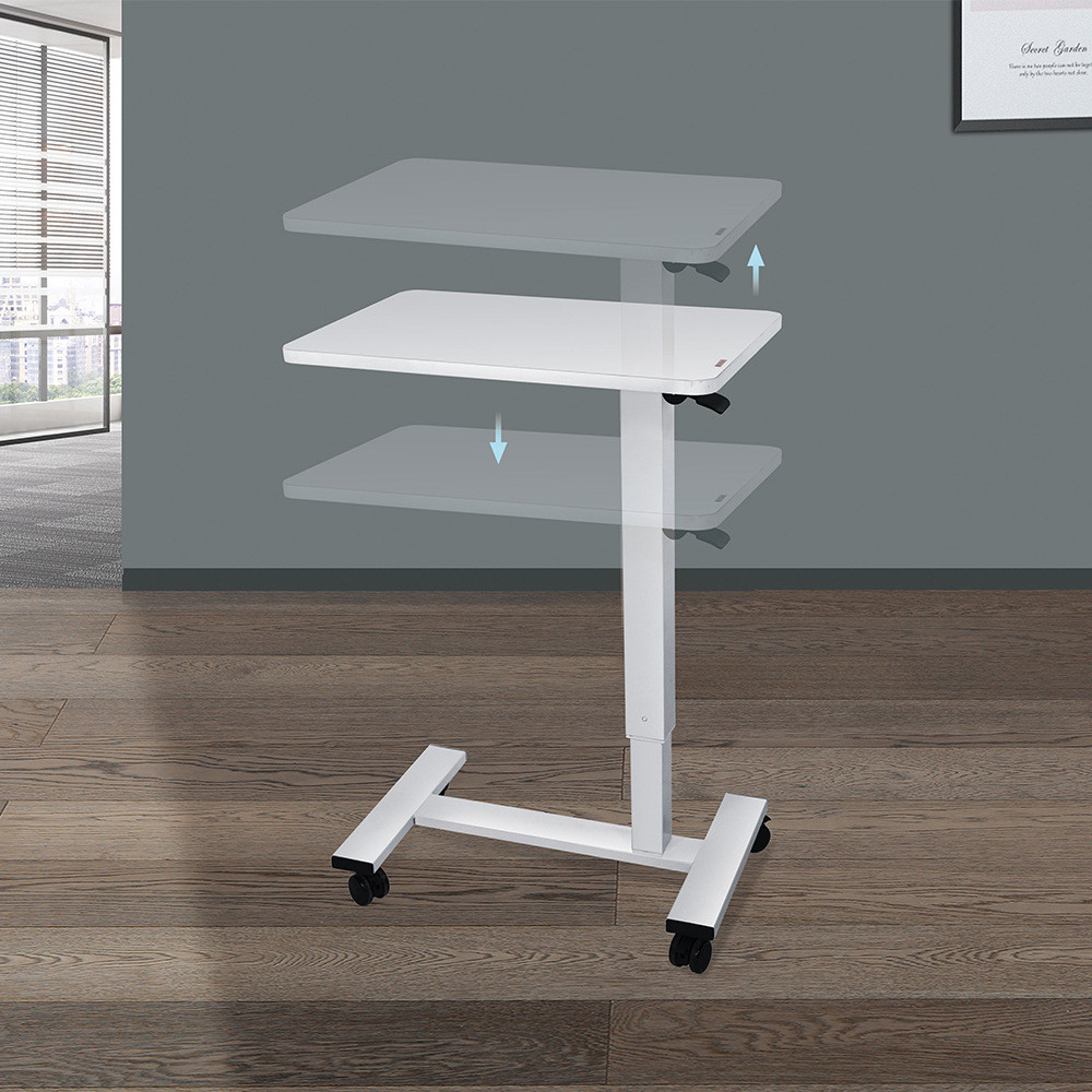 热销可移动电脑桌学习桌卧室床边懒人书桌小桌子简约家用气压升降