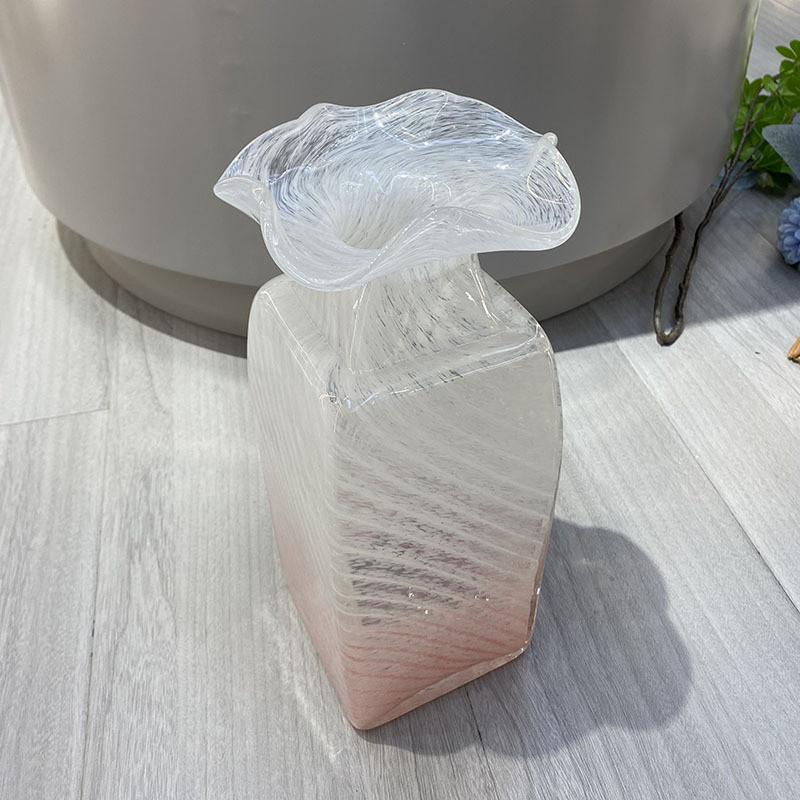 花瓶摆件木插花透明玻璃瓶水养马醉客厅富贵竹宽口水培器皿大