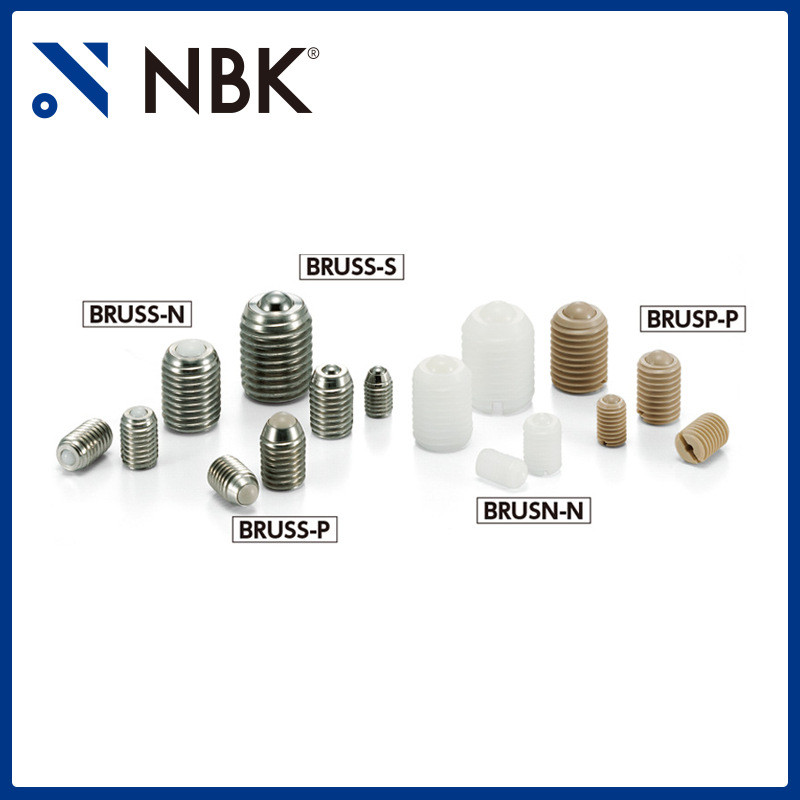 热销NBKBRUSN-N球形滚子（固定螺丝型）小巧树脂制带排水孔聚缩醛