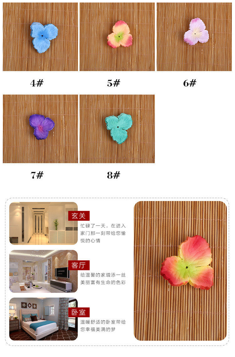 товар из китая 仿真花花环材厂家批发三仿真玫瑰花瓣仿真diy手工耳绣球花瓣装饰