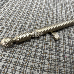 不锈钢别墅玻璃门把手中式欧凯定制美式轻奢简约把手玻璃大门拉手