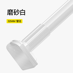 窗帘杆免打孔安装伸缩罗马杆托架顶装支架窗帘挂钩式配件固定单杆