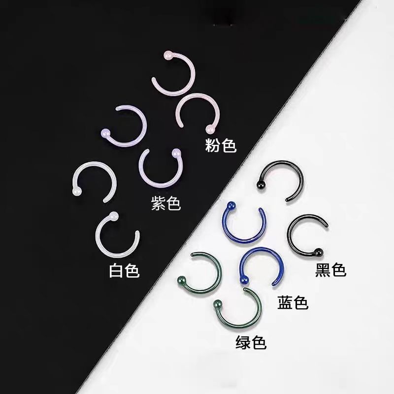 新品养耳洞生物瓷耳钉女陶瓷小耳环耳圈睡觉免摘2025年新款爆款耳