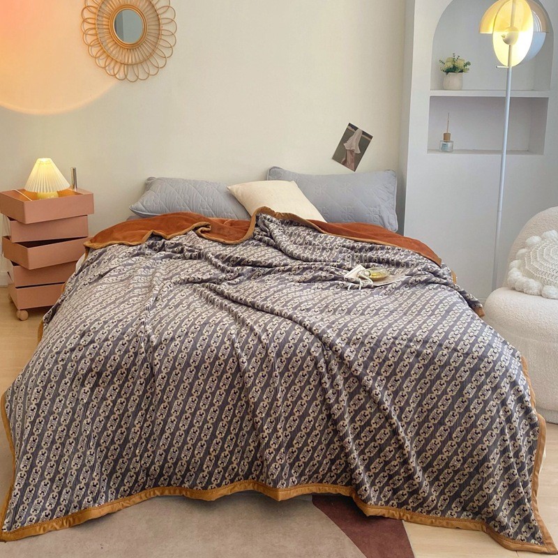 y0ez毛毯防静电法兰绒毯子床单被子批发冬季加厚铺床双层单人珊瑚