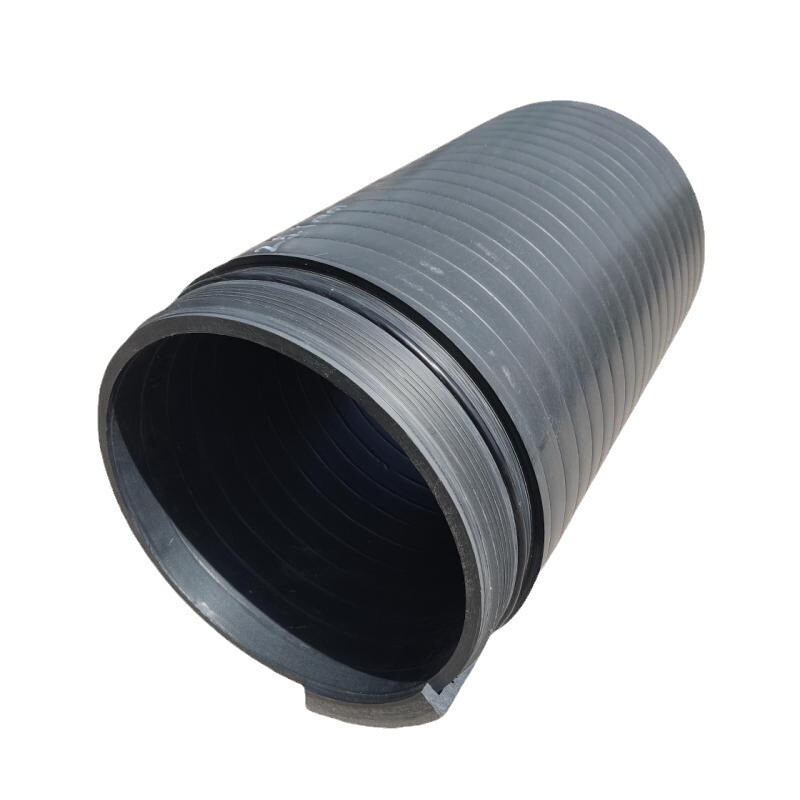 pe缠绕置换管非开挖拖拉式顶管聚乙烯缠绕实壁管hdpe置换短管