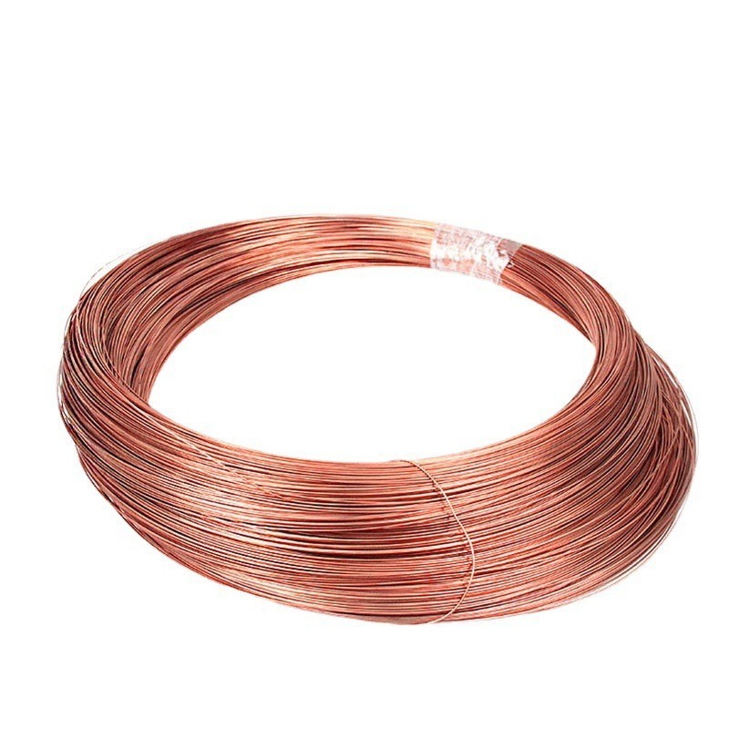 紫铜线c1100手工纯铜裸红t2导电丝铜线diy材料5kg/20kg轴装