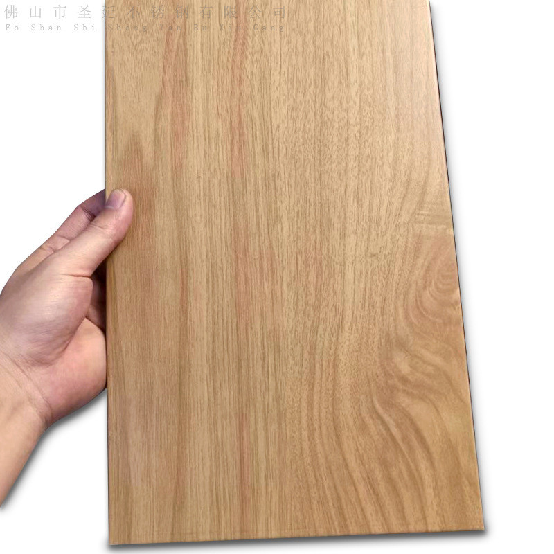 厂家供应304不锈钢木纹板加工热转印花纹现货不锈钢板金属装饰板