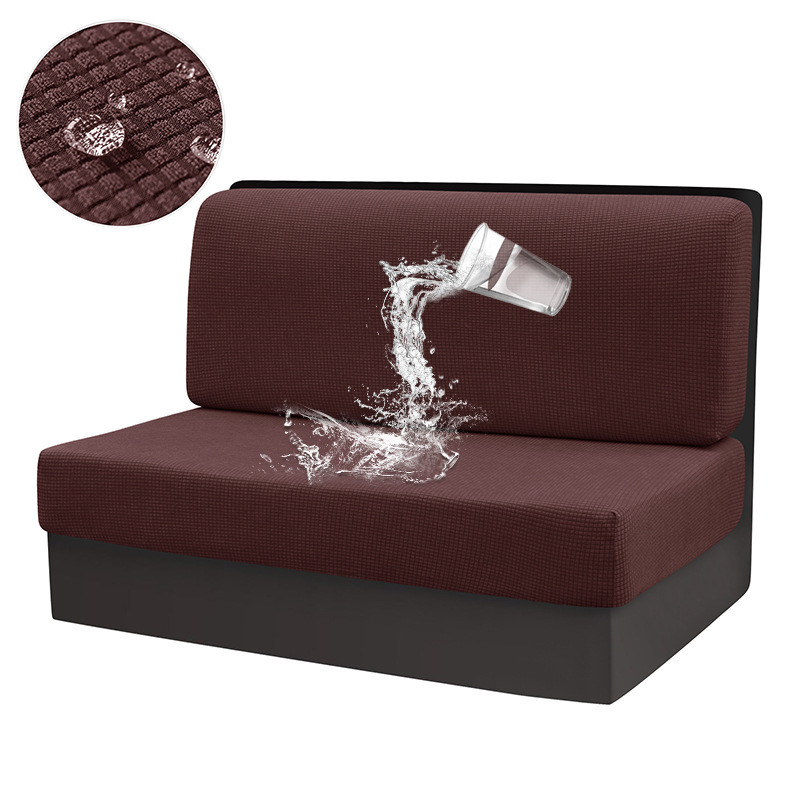 防水格纹房车坐垫套全包露营车弹力餐桌座位套沙发套房车卡座套装