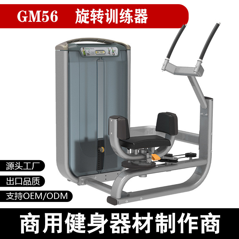 健身器材新款插片力量器械扭腰旋转训练器健身房腰部腿部全套器械