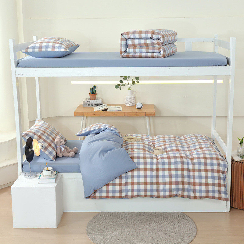 全棉寝室批发学生宿舍六件套上下铺单人床被套床单床笠寝室六件套,床上用品,床品套件/四件套/多件套,淘宝优惠券,粉丝福利购,淘宝优惠卷