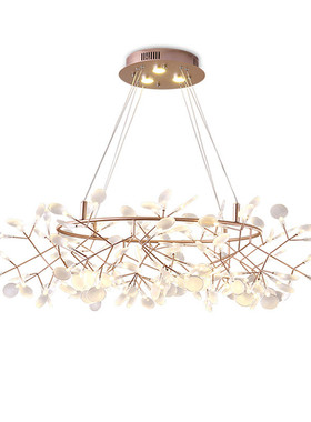 客厅吊灯具个性萤火虫卧室欧式餐厅树杈创意现代简约北欧树枝吊灯