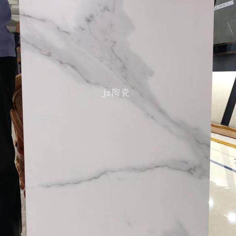 柔光精雕全瓷地板砖600x1200瓷砖防滑客厅通体大理石背景墙砖