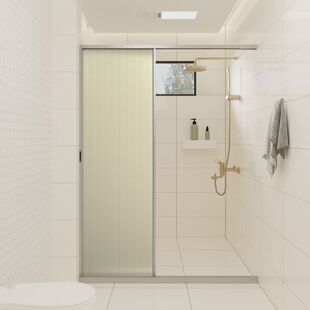 免打孔浴帘磁吸套装洗澡隔断帘子卫生间隐形防水布防霉折叠浴室帘