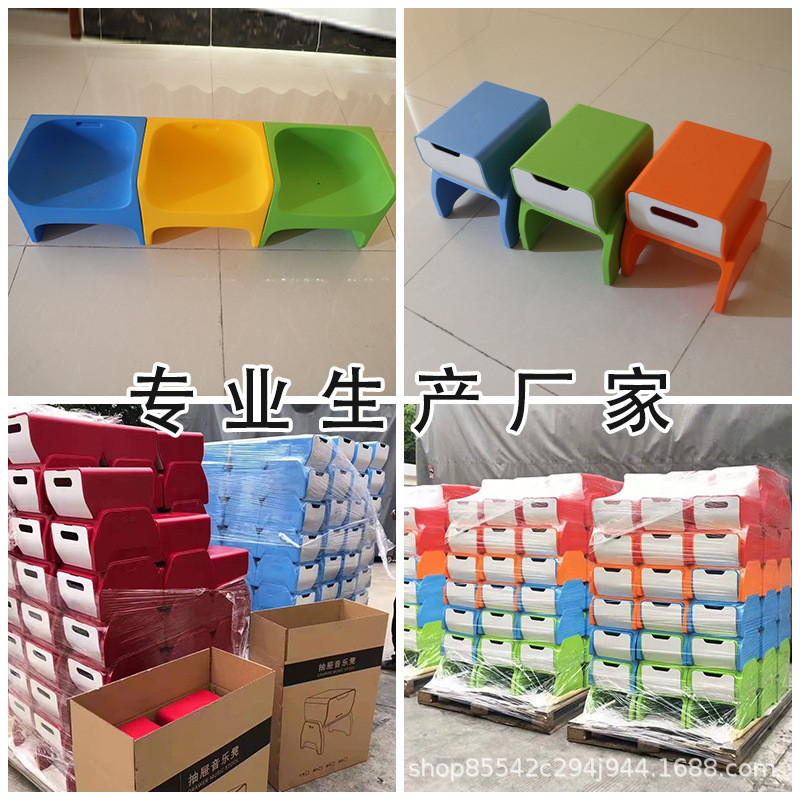 多功能音乐凳积木凳六面体注塑塑料音乐教室抽屉学校活动大合唱凳